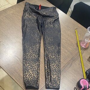 Spanx Leopard Print Leggings
